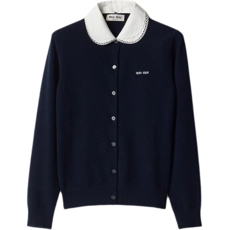 Свитер из кашемира SS26 Women's MIU MIU, Blue