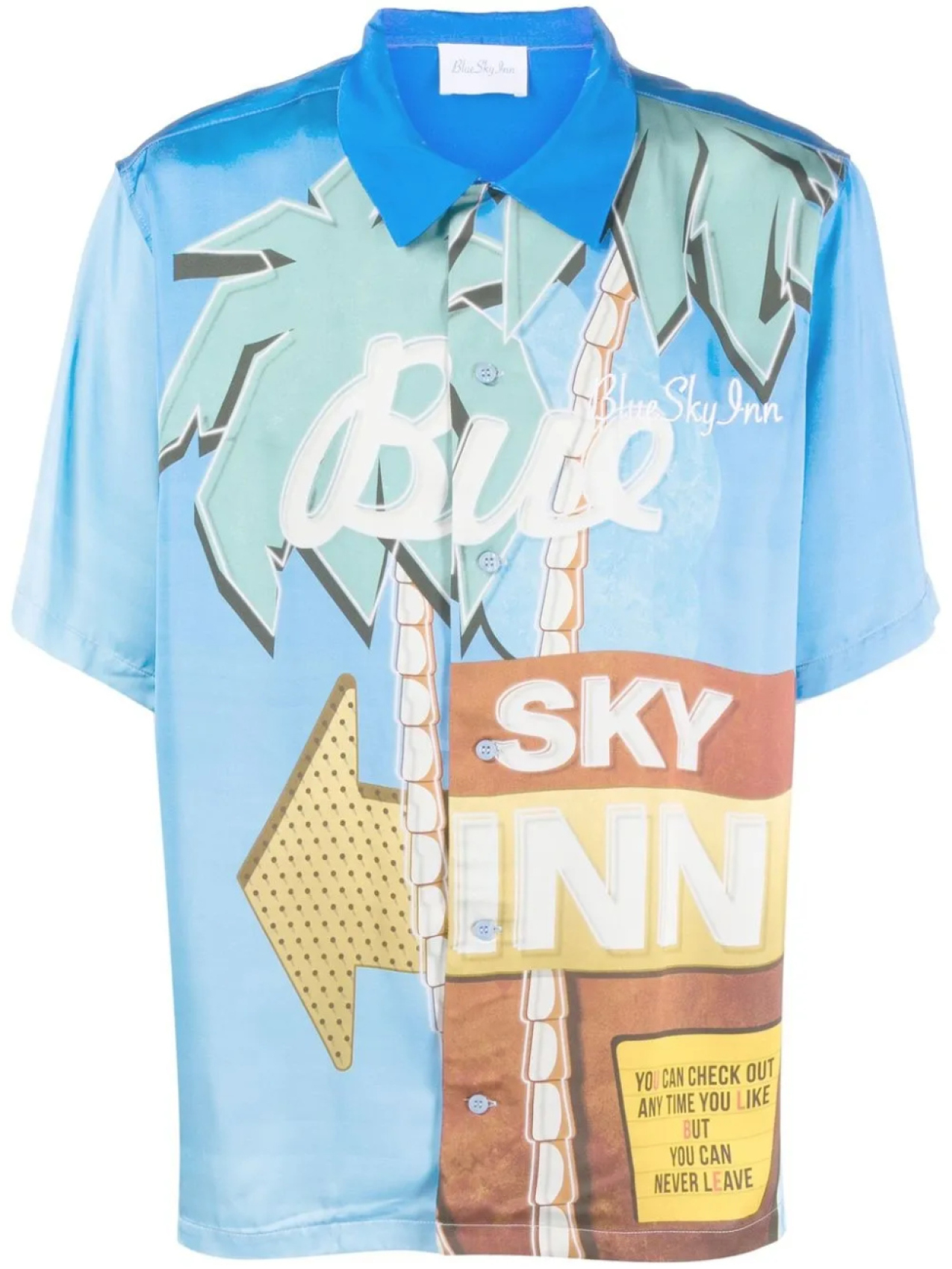 

BLUE SKY INN рубашка с короткими рукавами и принтом, синий