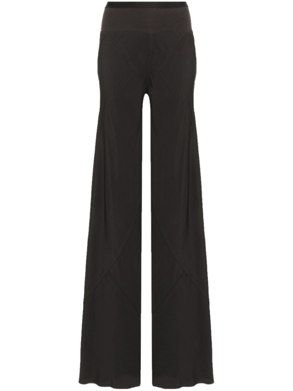

Rick Owens косые брюки, серый