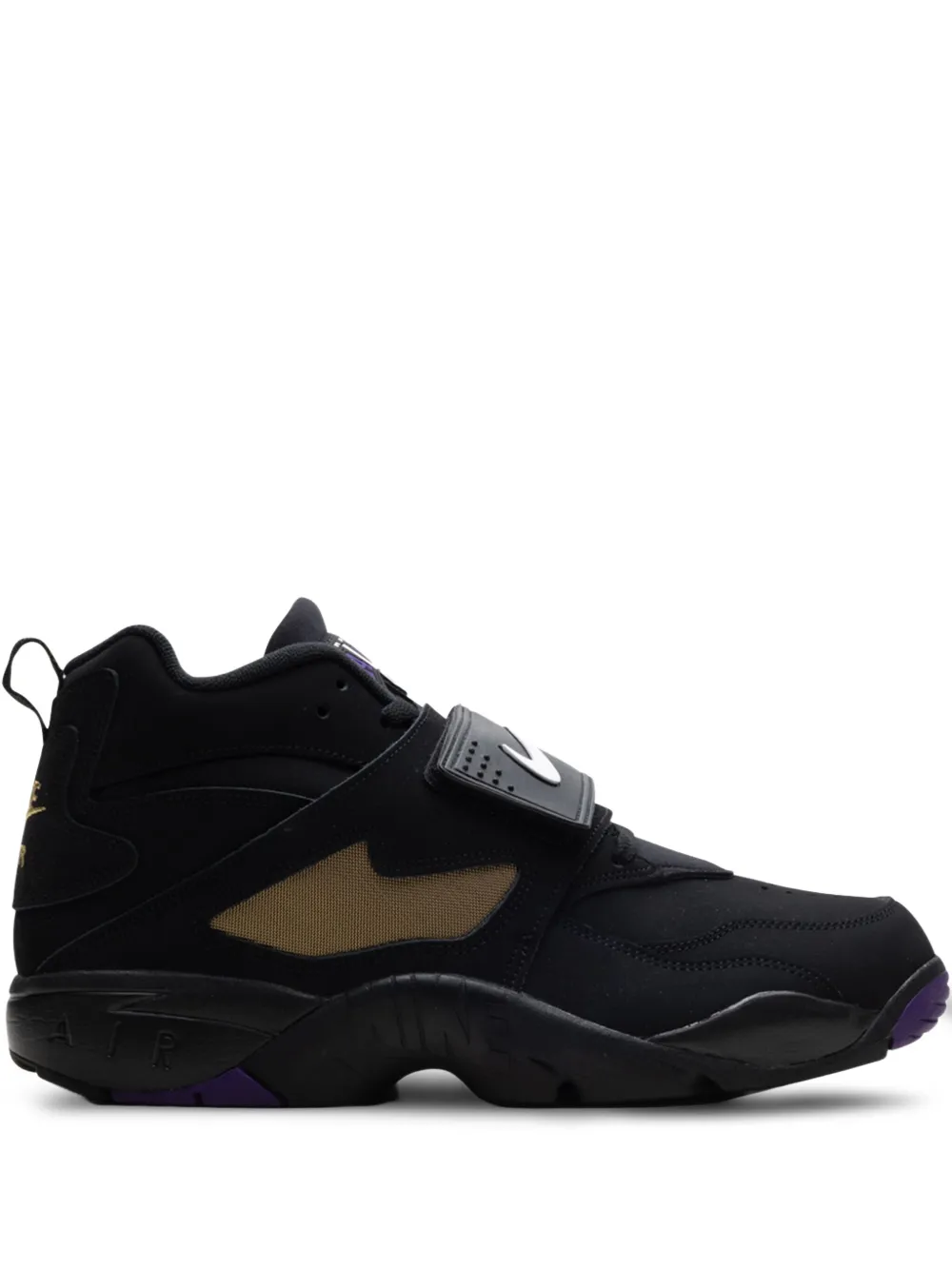 

Кроссовки Air Diamond Turf Ravens - Club Purple/Metallic Gold Nike, черный