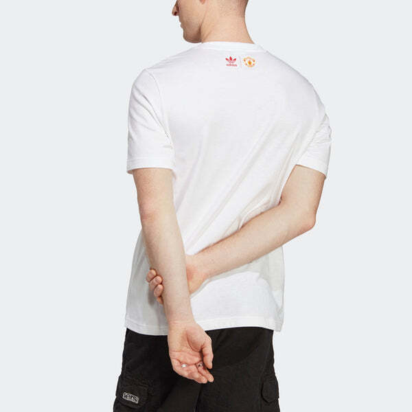 Футболка adidas originals Manchester United OG Trefoil T-Shirt 'White', белый — фото 3