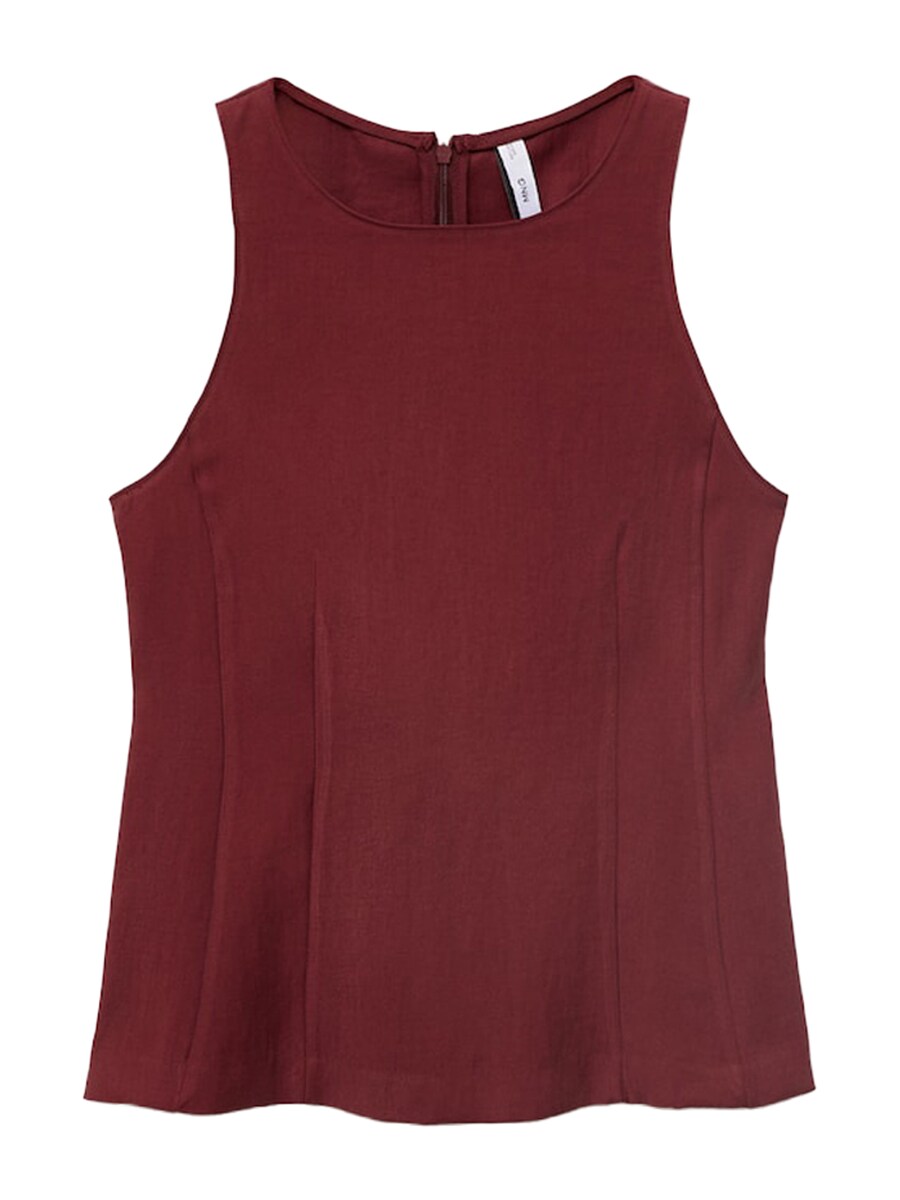 

Блуза MANGO, Dark red