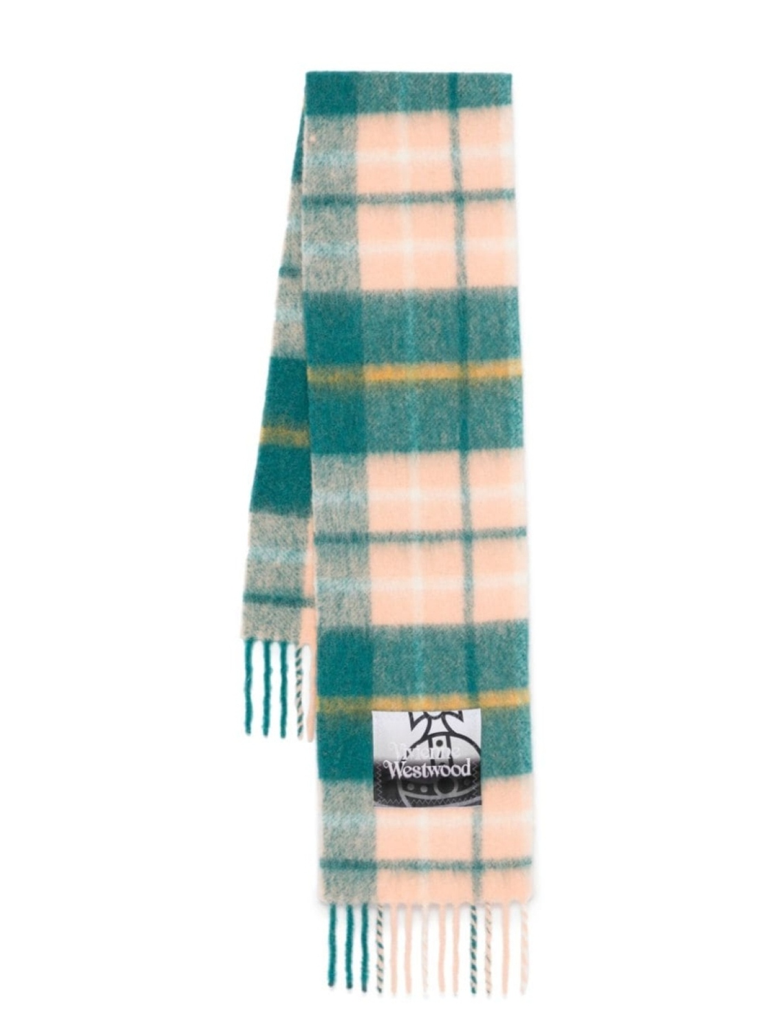 

Vivienne Westwood шарф в клетку тартан, зеленый