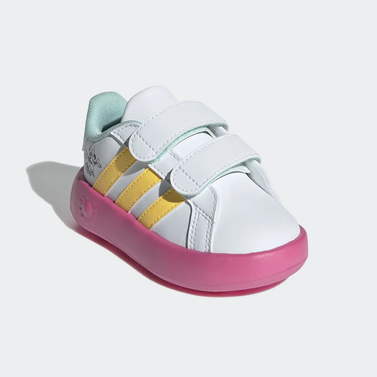 

Спортивные кроссовки adidas "GRAND COURT MINNIE TENNIS SPORTSWEAR KIDS" Adidas Sportswear, белый