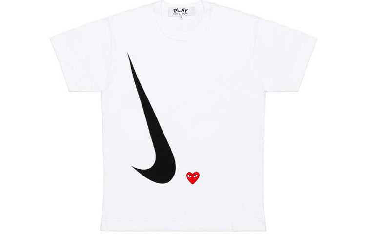 

Футболка Nike X Comme Des Garçons Play CDG Play, белый