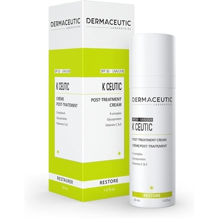 

Dermaceutic Крем K Ceutic By Post Treatment с комплексом калия, гликопротеином, витаминами С и Е и УФ-фильтрами 30 мл