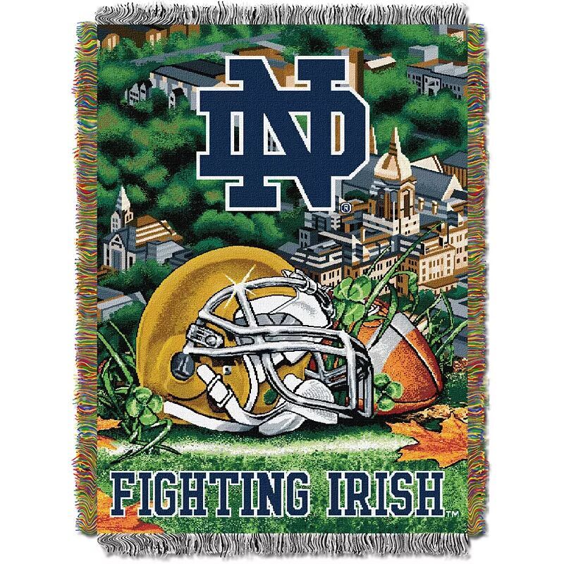 

Тканый плед Northwest Notre Dame Fighting Irish размером 48 x 60 дюймов