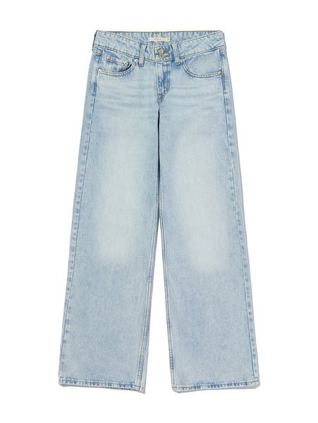 Свободные джинсы SUPERLOW светло-индигового цвета Levi's, Light Indigo - Flat Finish — фото 4