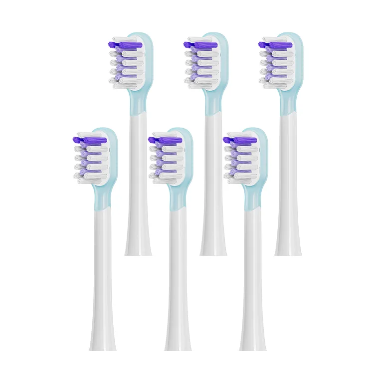 Сменные насадки для зубной щетки SICHENG, Original Factory Cushioning Care Upgraded Cleaning[Compatible with Laveon Blue]12 Pcs — фото 4