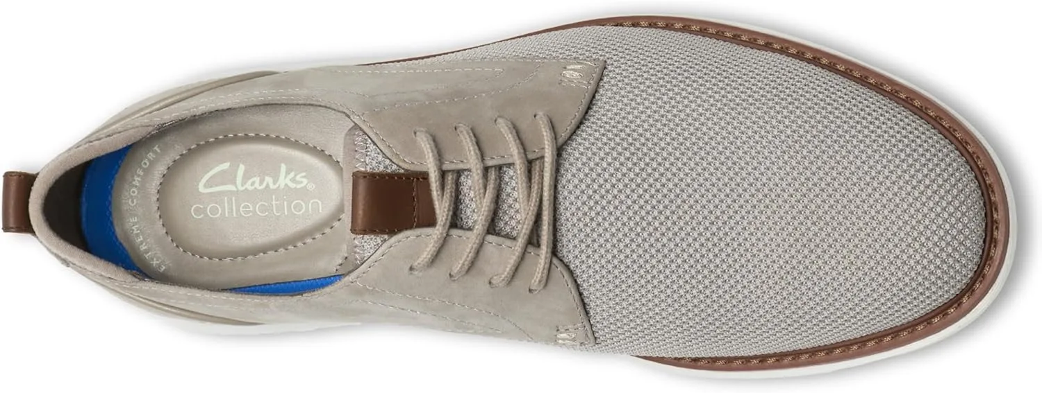 Мужские кроссовки Clarks Brantin Plain, серый — фото 4