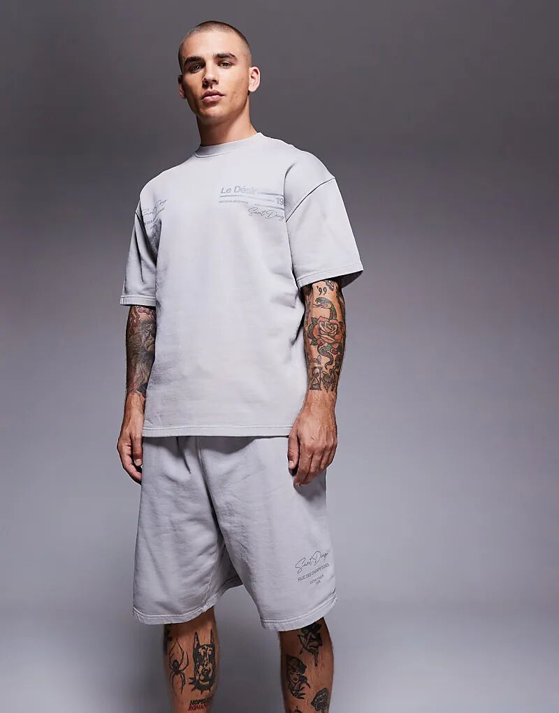 

Шорты River Island 'le desir' светло-серого цвета