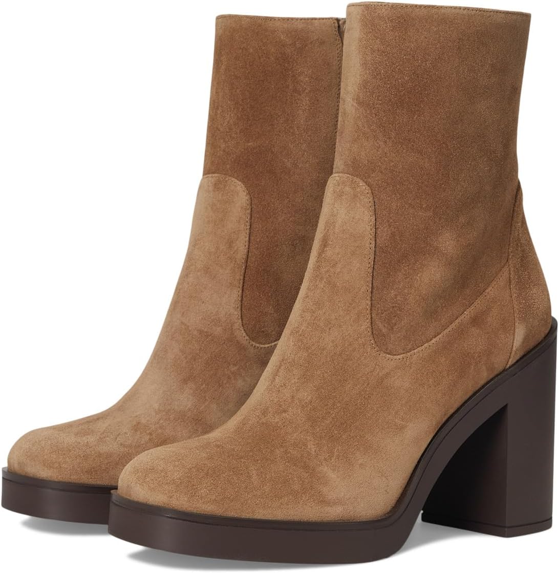 Ботинки Stuart Weitzman Bethenny 80 Zip Bootie, хаки