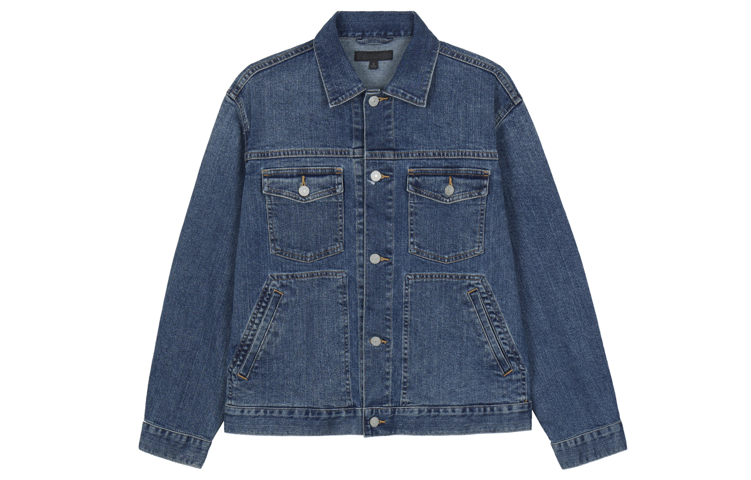 

UNIQLO Мужская джинсовая куртка, цвет Royal