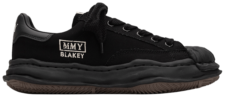 

Кроссовки Maison Mihara Yasuhiro Blakey OG Sole Canvas Low 'Black', черный