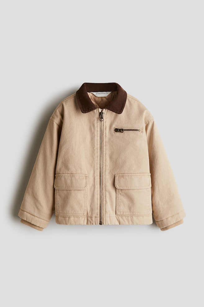 

Куртка из парусины H&M, бежевый