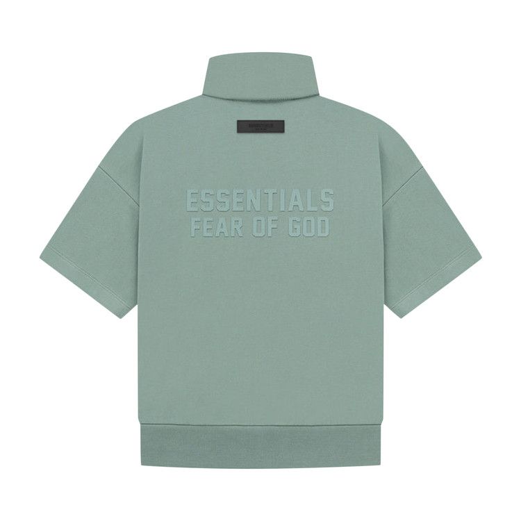 Толстовка Fear of God Essentials Kids Half Zip French Terry Mockneck, Sycamore — фото 2