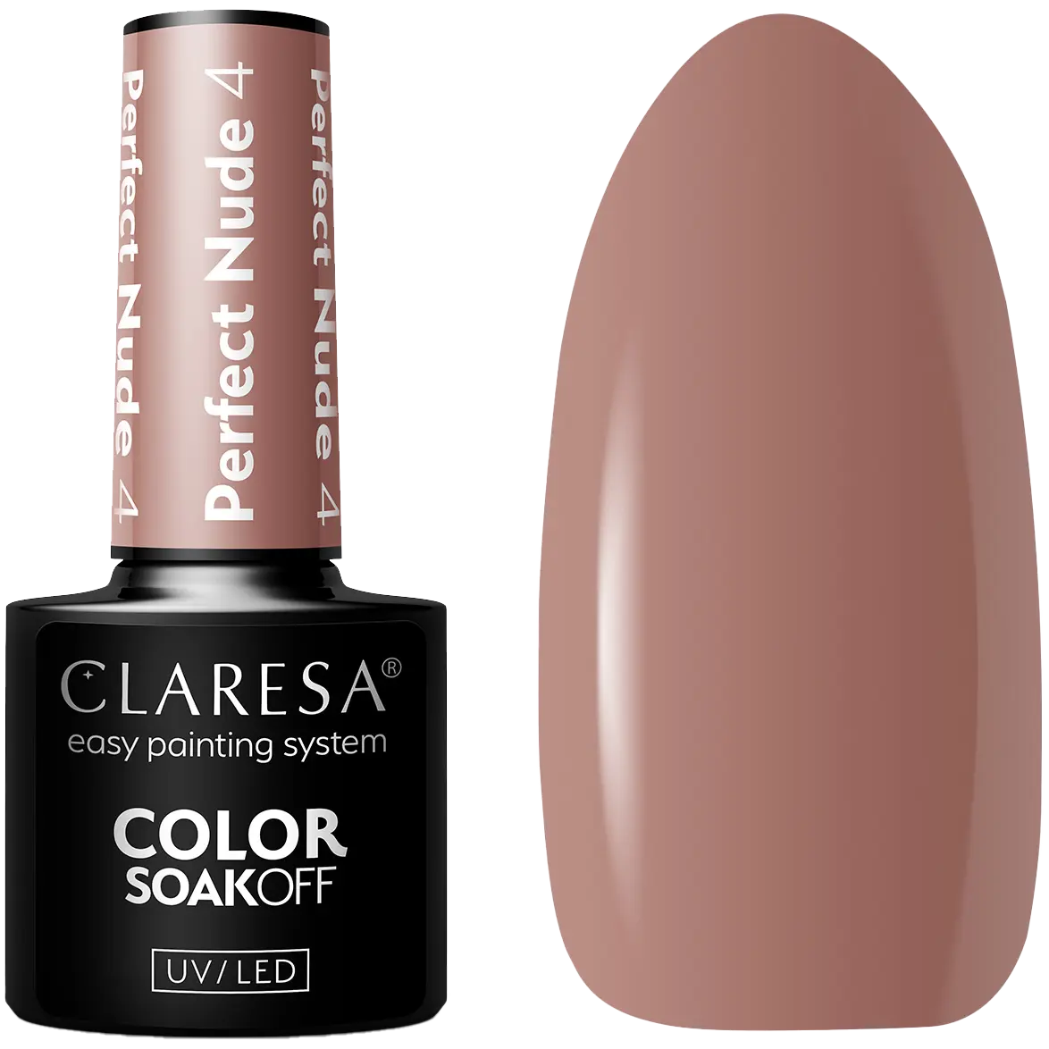 

Гибридный лак для ногтей 4 Claresa Perfect Nude, 5 гр