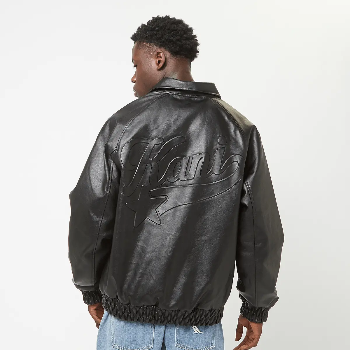 

Куртка Karl Kani Kani Star Full Pu College Jacket, черный