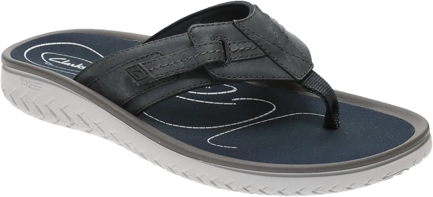 Сандалии из кожи, Clarks, синий