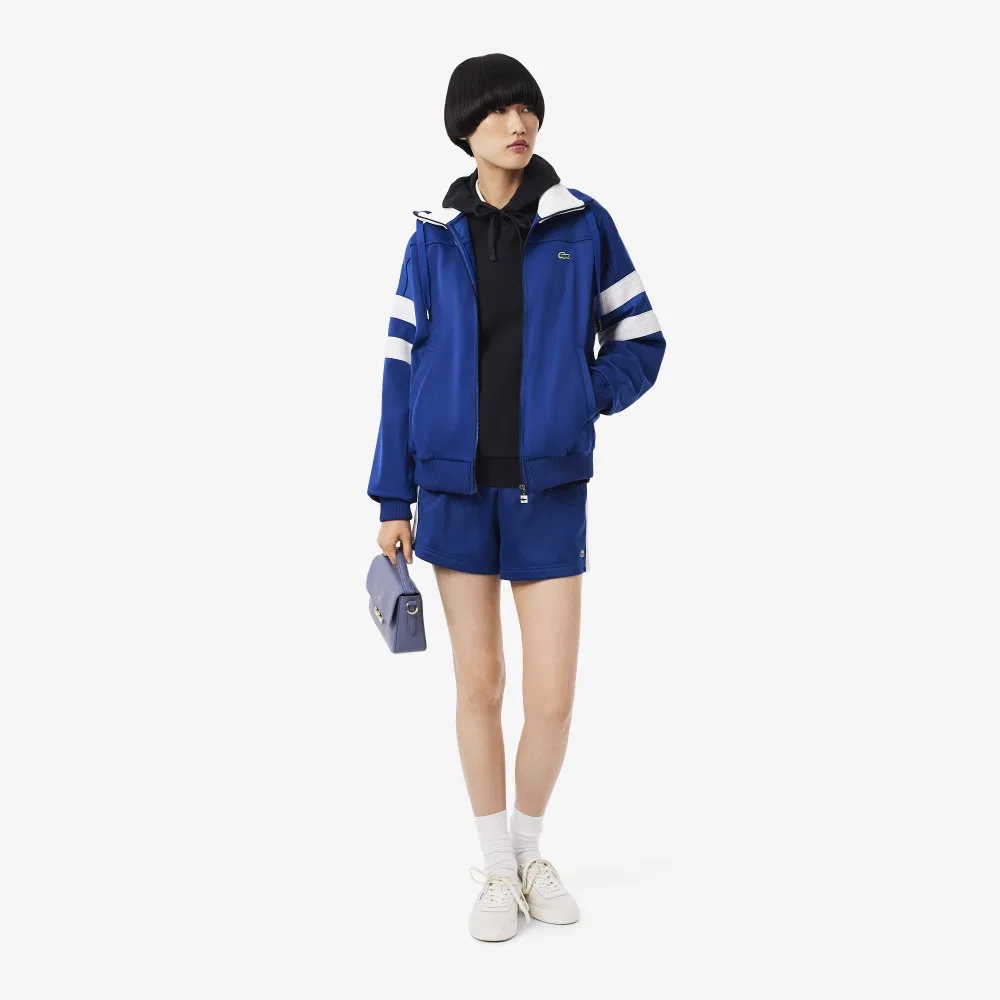 Свитшот-худи Lacoste Double Face Pique, тёмно-синий — фото 4