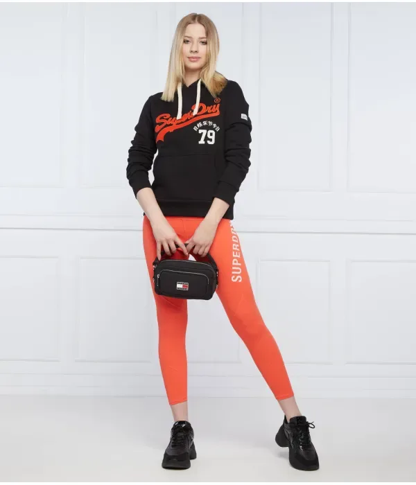 Леггинсы slim fit Superdry, оранжевый — фото 3