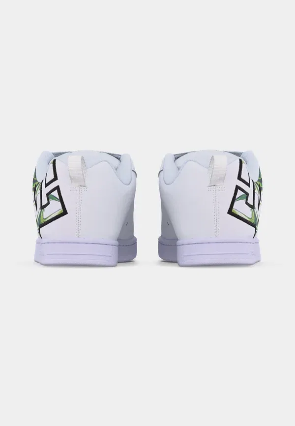 Кроссовки для скейтбординга Court Graffik Dc Shoes, жидкий огонь/белый — фото 4