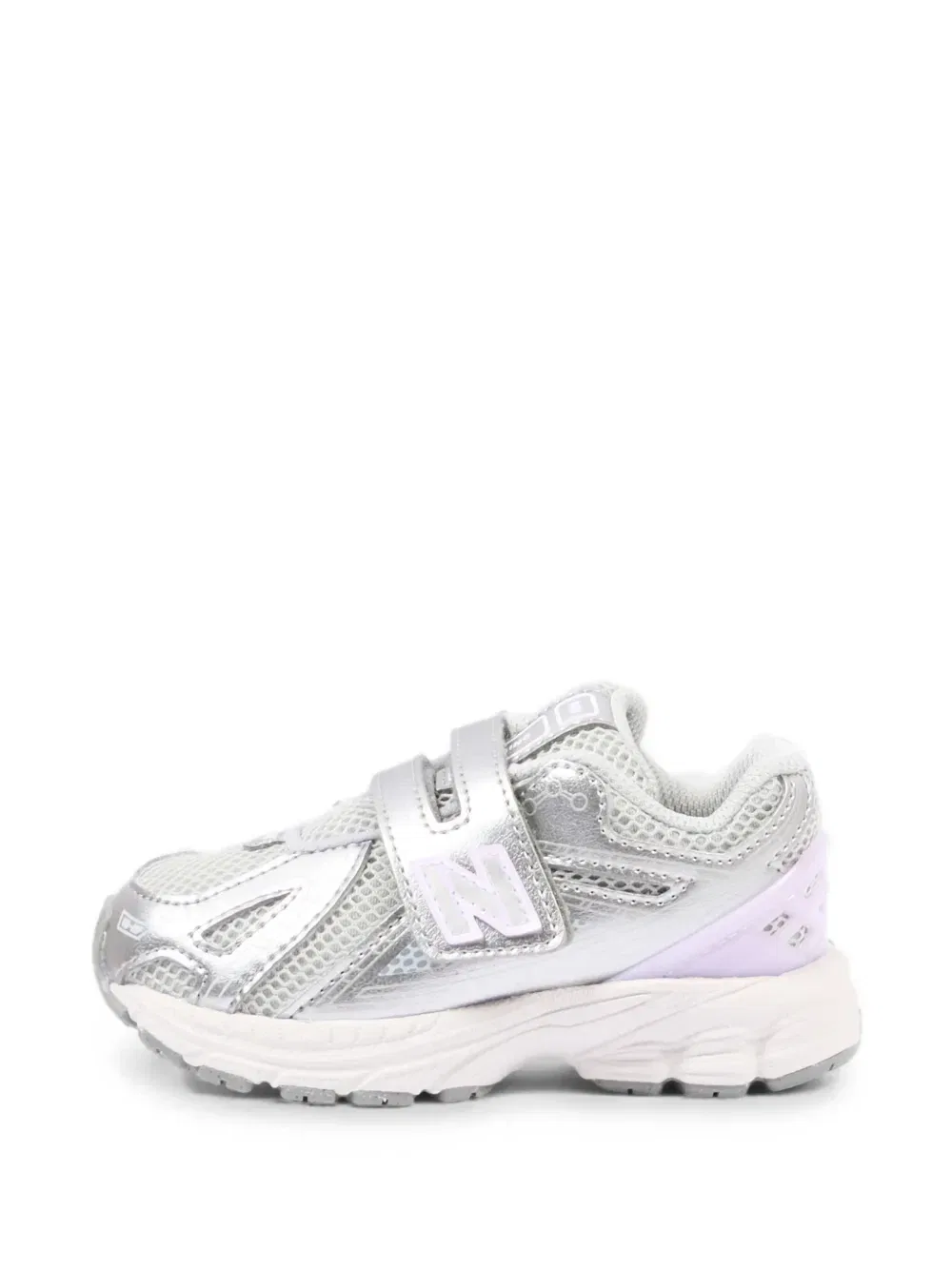 Кроссовки с застежкой-липучкой 1906 года New Balance Kids, серебряный — фото 2