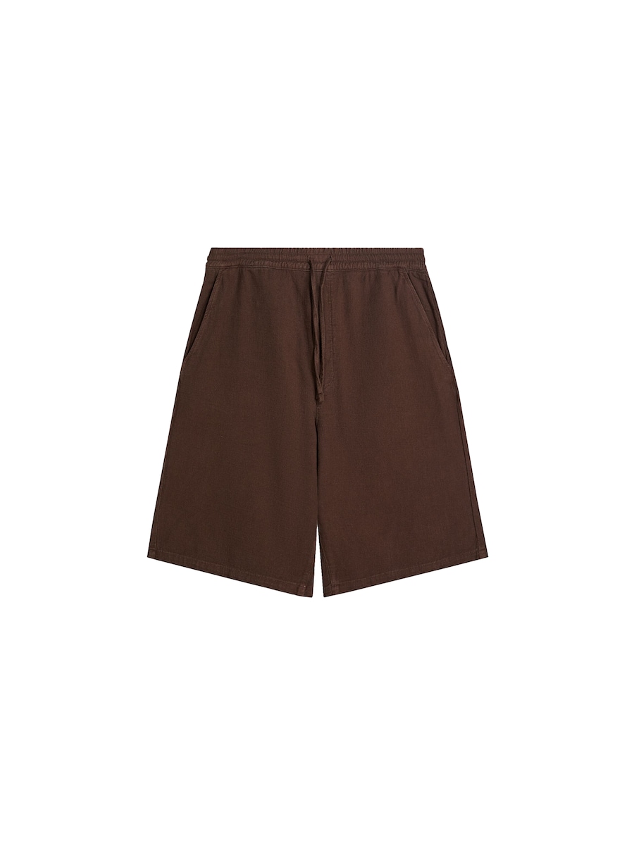 

Брюки свободного кроя Bershka, коричневый