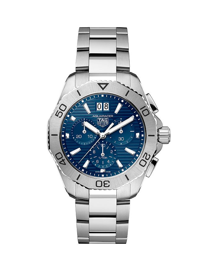 

Акварейсер Профессионал 200 Дата Хронограф, 40 мм TAG Heuer, синий