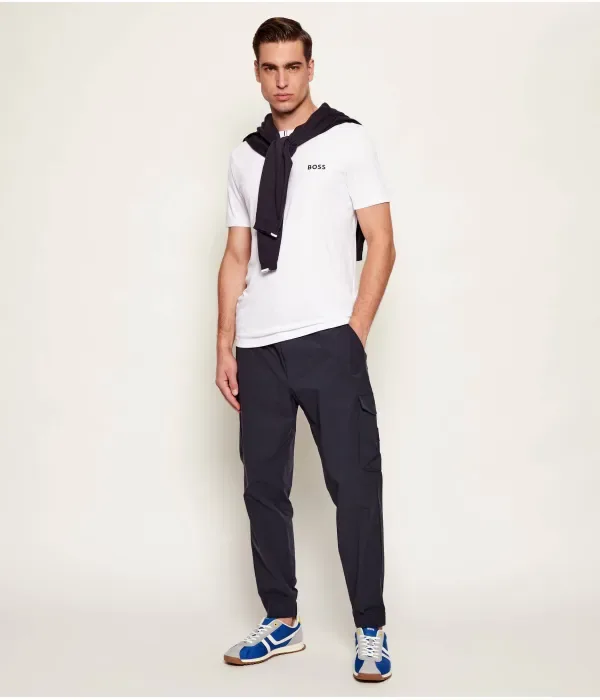 Футболка TS_TOC Spin Training Boss x The Chance slim fit Boss Green, белый — фото 2