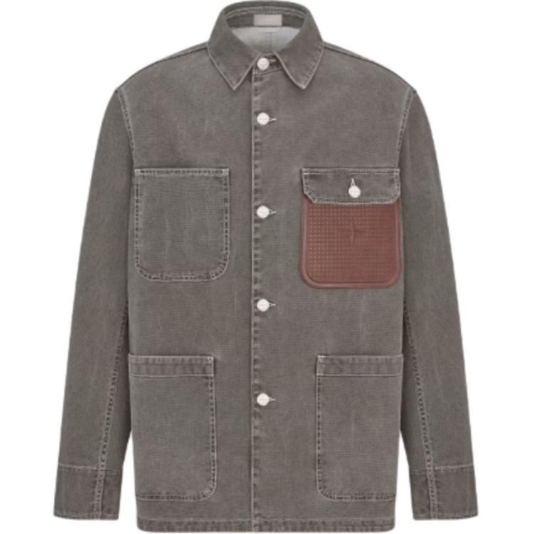 

Stone Island X Куртка мужская серо-коричневая Dior, коричневый
