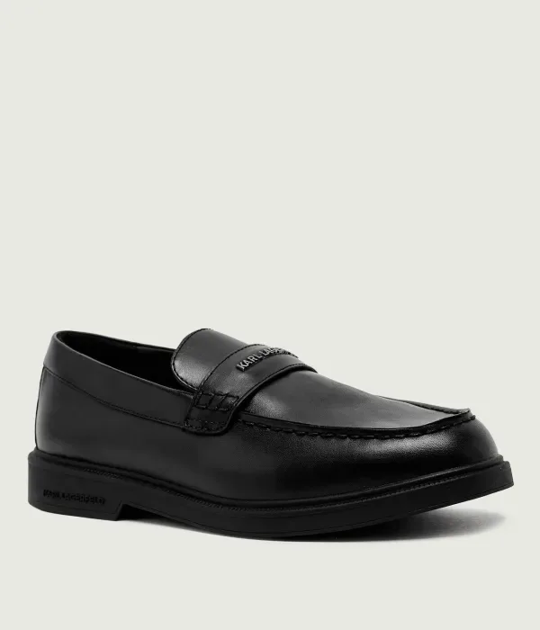 Кожаные лоферы KORI Karl Lagerfeld, черный