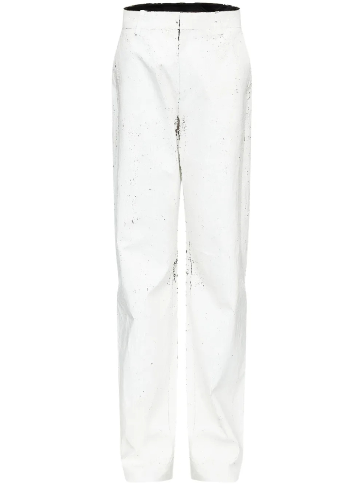 

MM6 Maison Margiela брюки с покрытием, белый