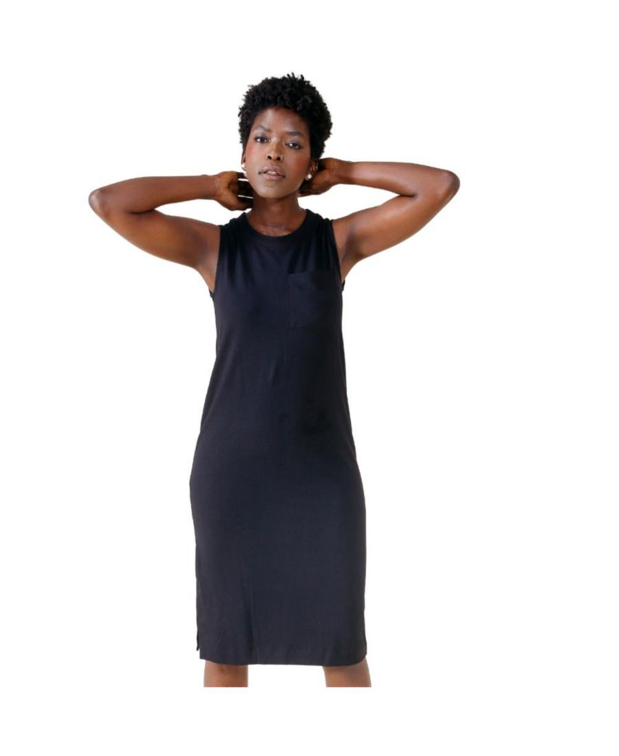 

Женское платье-майка Sophie из органического хлопка и тенселя Poplinen, Black