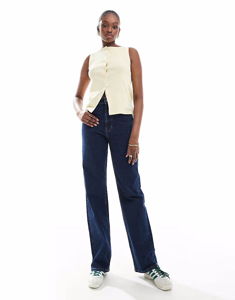 

Джинсы прямого кроя ASOS DESIGN Tall Comfort, цвет: белый ASOS Tall