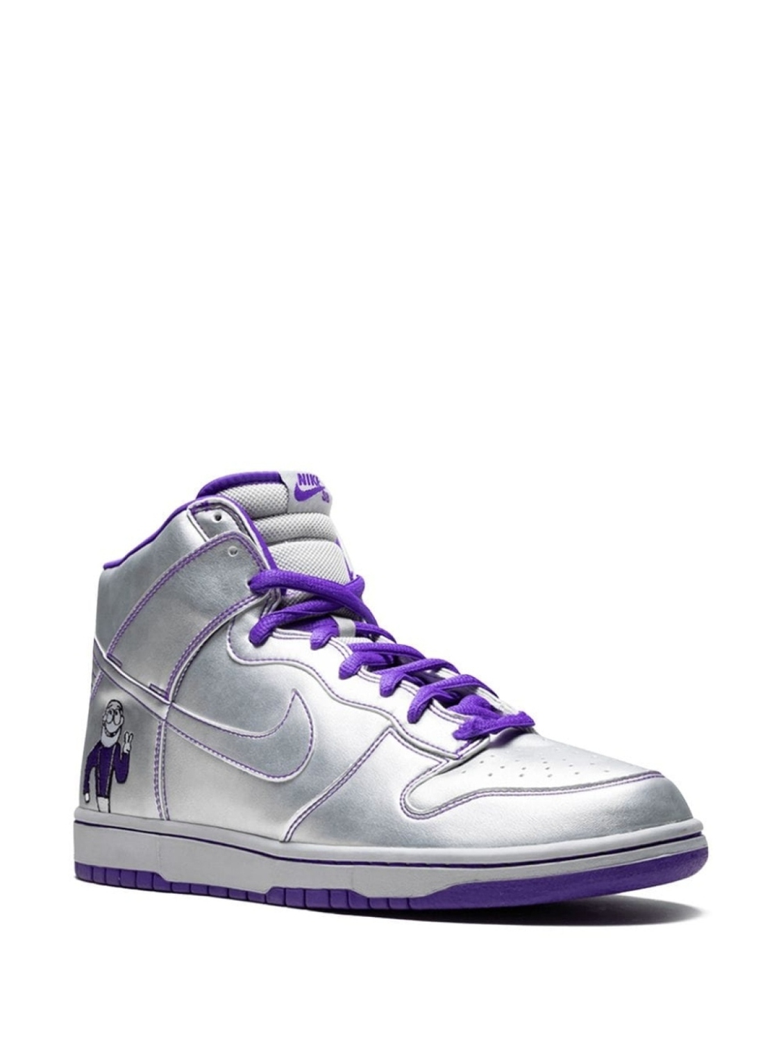 Кроссовки Dunk High Premium SB Nike, серебристый — фото 2