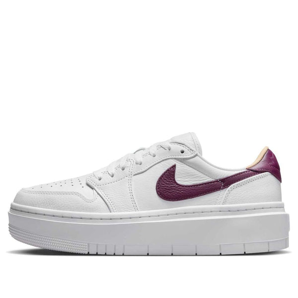 

Кроссовки 1 elevate low 'white bordeaux' Air Jordan, белый
