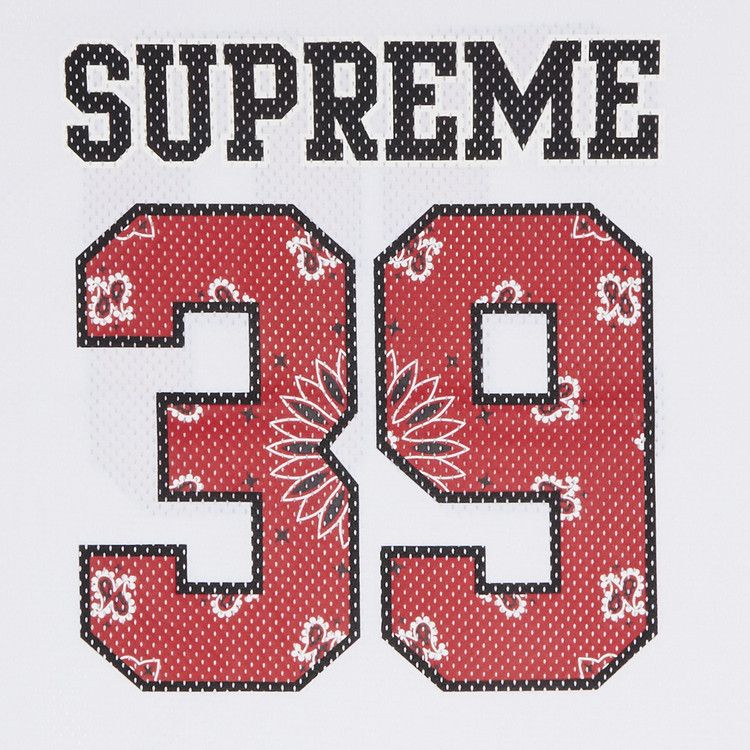 Джерси Supreme Bandana Football Jersey, White — фото 3