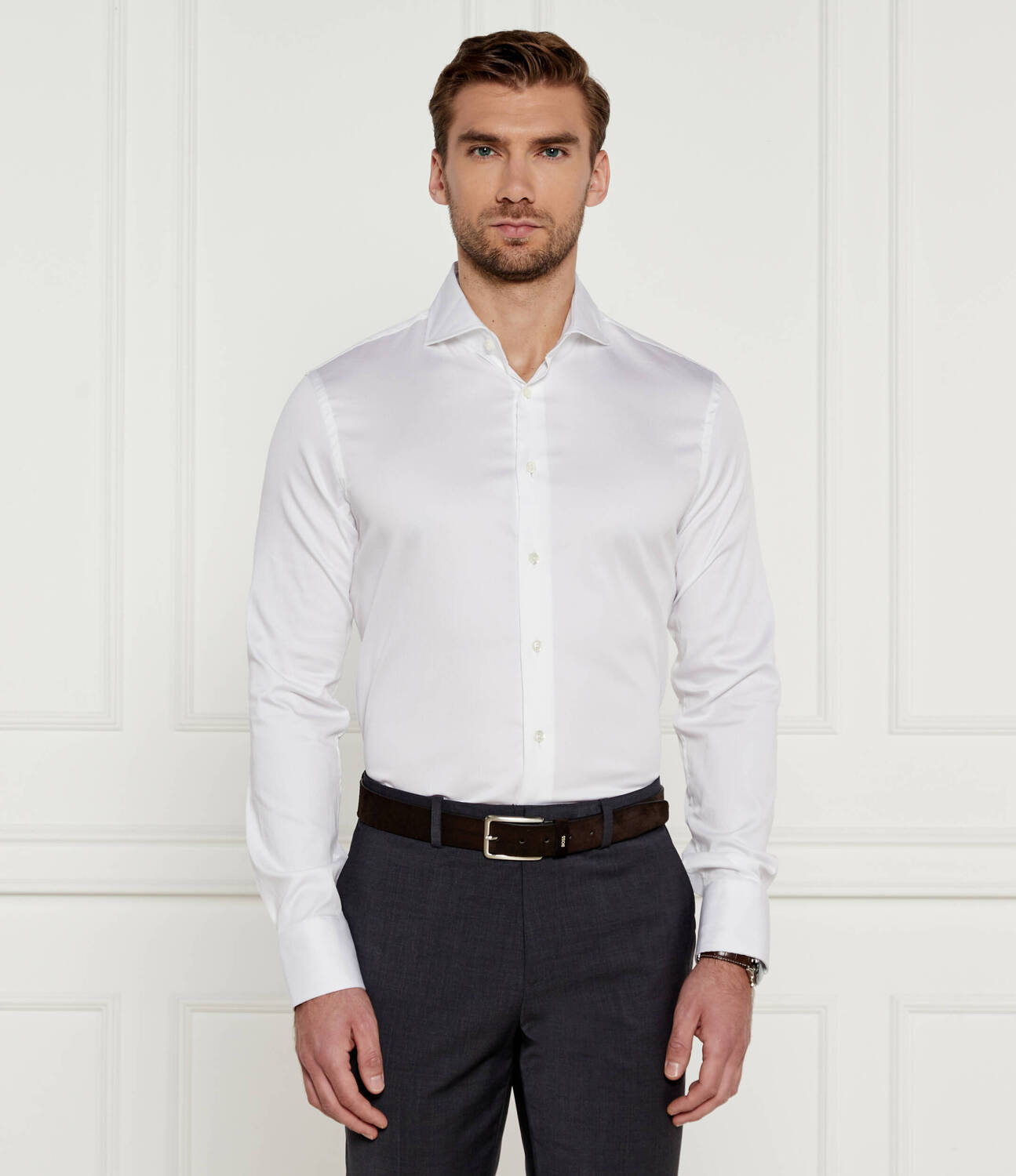 

Рубашка van Laack Slim Fit, белый