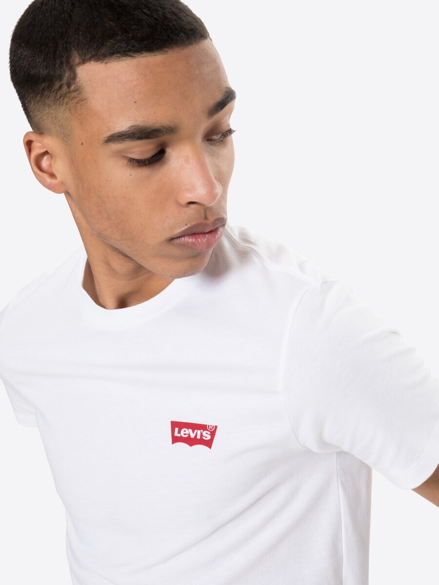 Футболка LEVI'S  2PK CREWNECK GRAPHIC, ночной синий/белый — фото 3