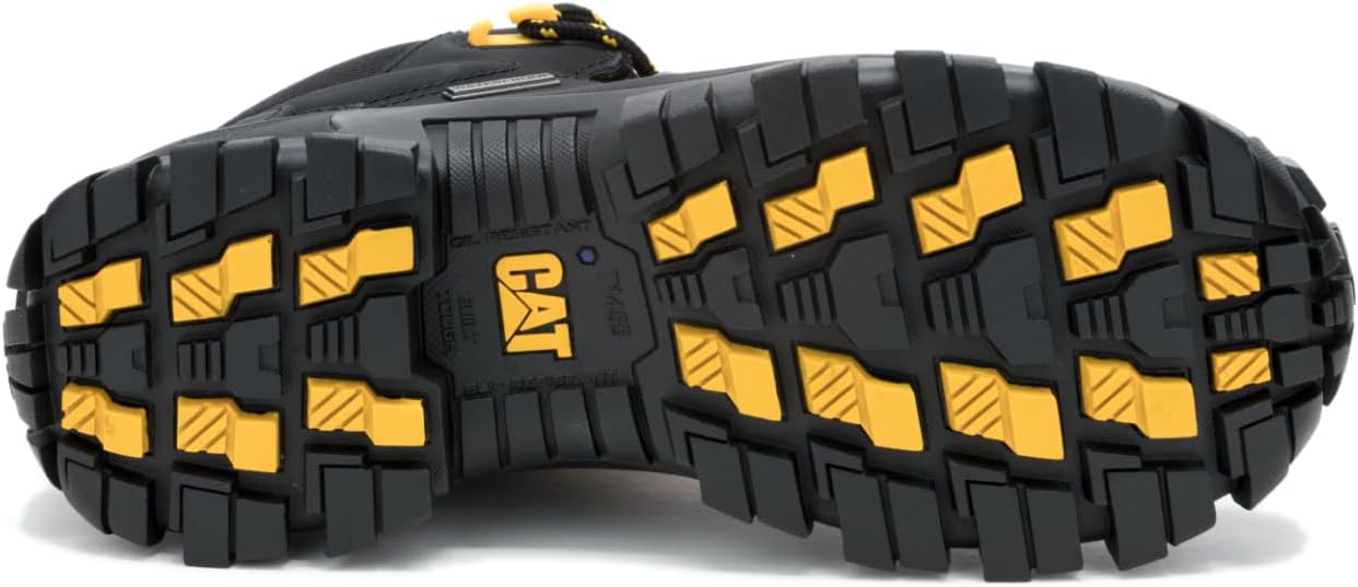 Мужские ботинки CAT Invader Mid Vent Waterproof с композитным защитным носком, неметаллические, черный — фото 4