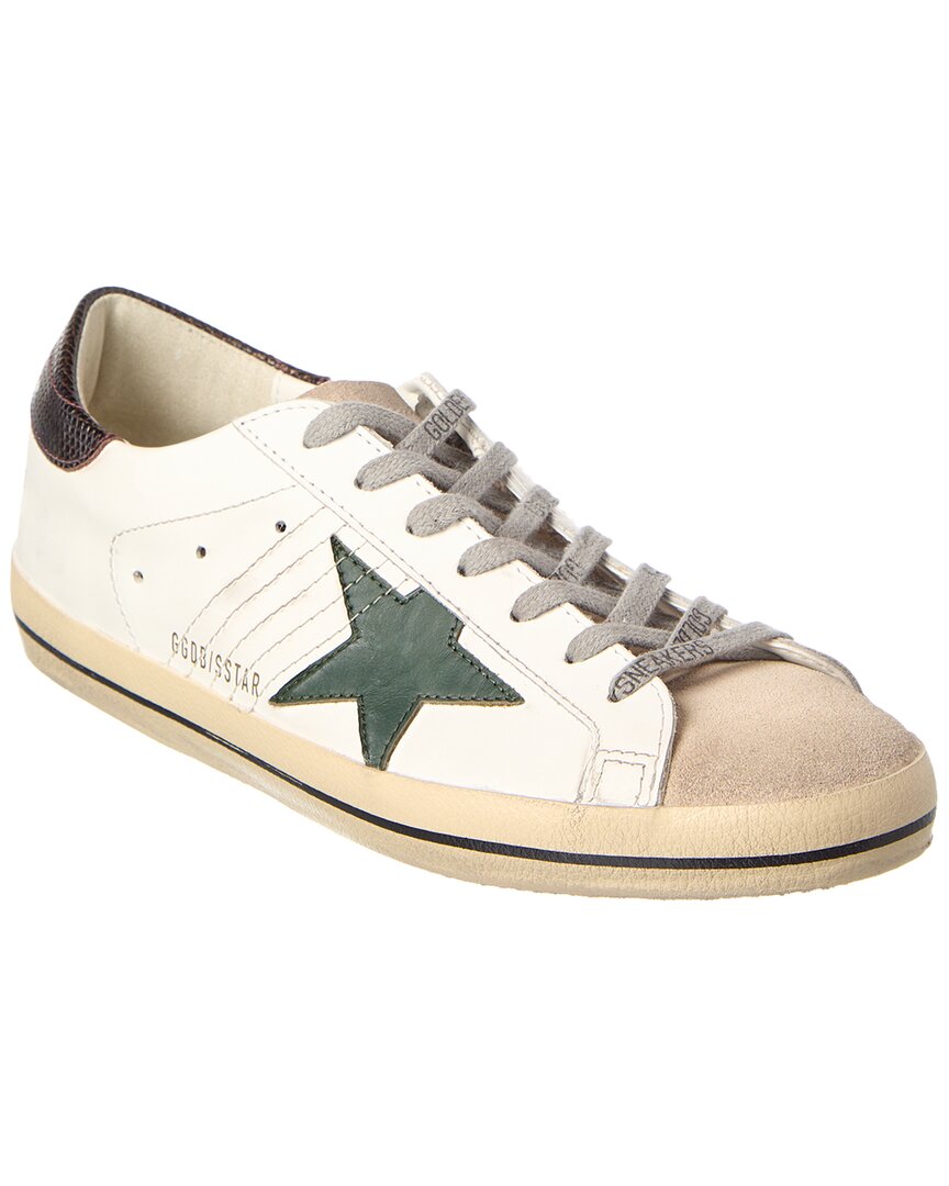 

Кроссовки Golden Goose Superstar из кожи и замши