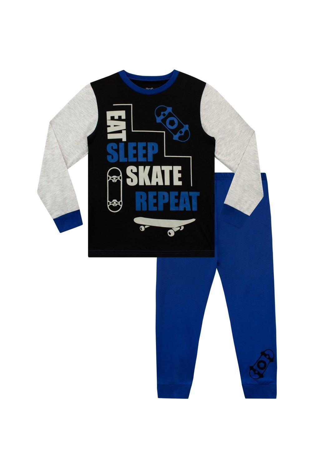 Пижама для скейтбординга Eat Sleep Harry Bear, синий