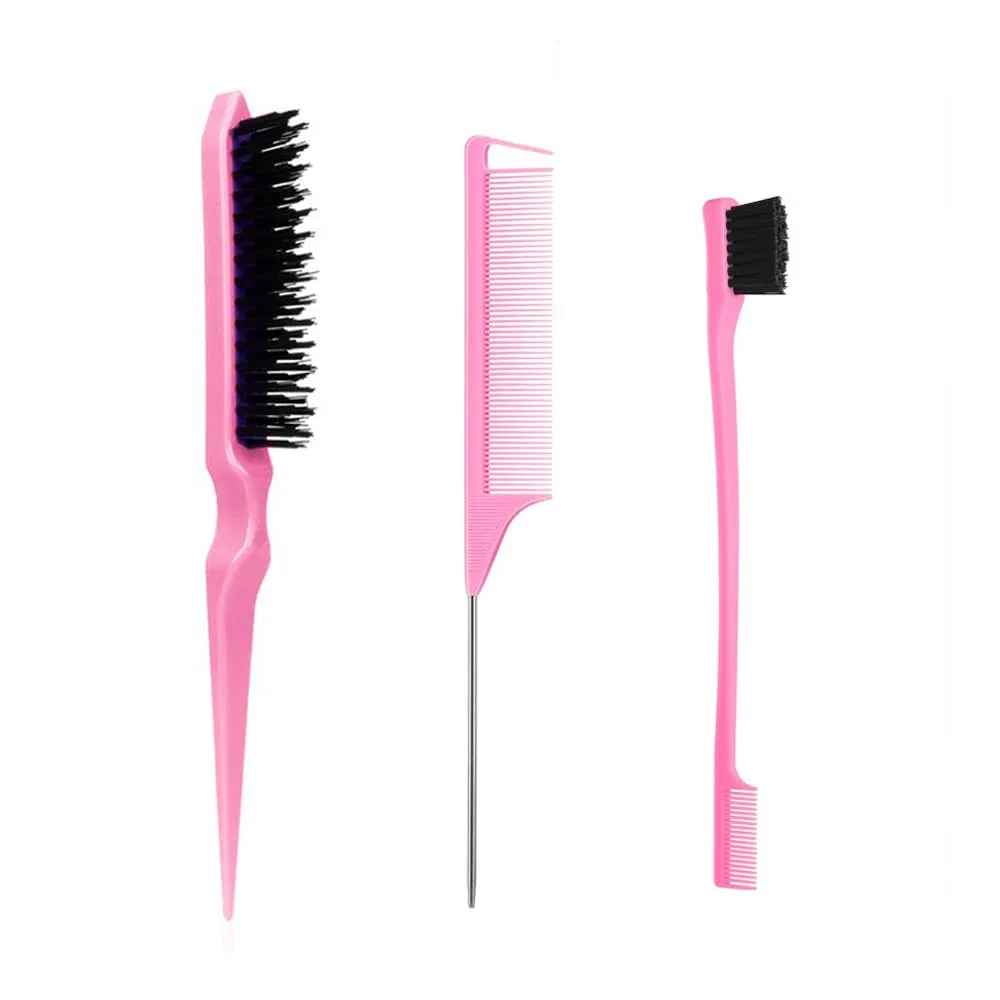 Набор щеток для укладки волос Sleek Bun (3 шт.) Zevonda, Pink