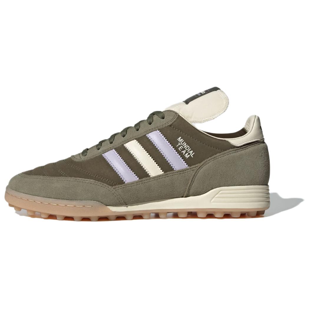 Adidas Originals Футбольные бутсы Mundial Team, устойчивые к истиранию, унисекс, зеленые