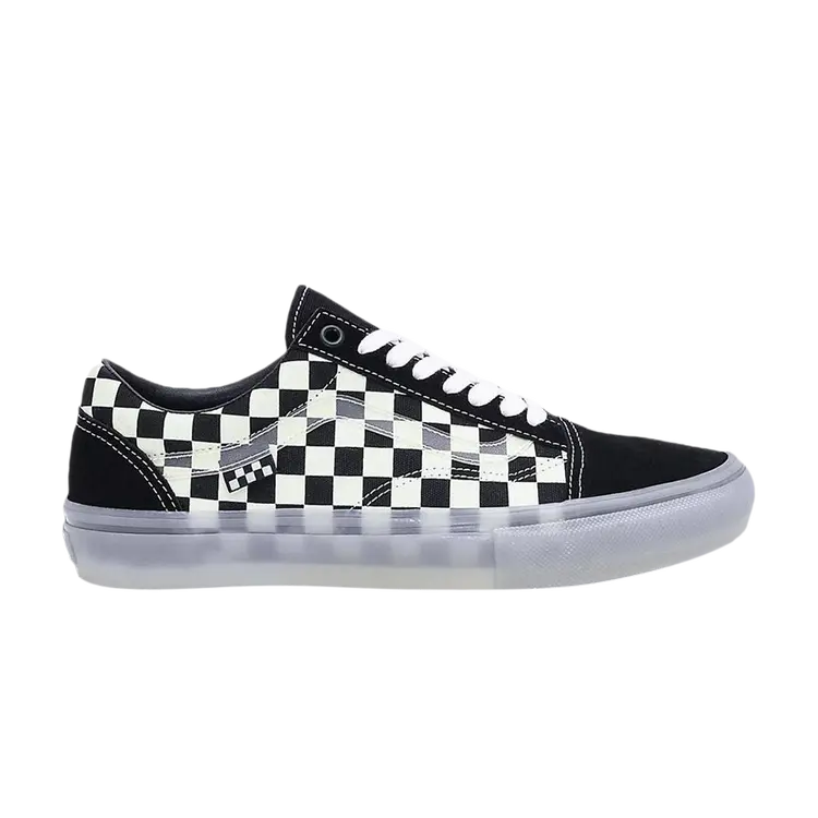 

Кроссовки Skate Old Skool, цвет Glow In The Dark Checkerboard