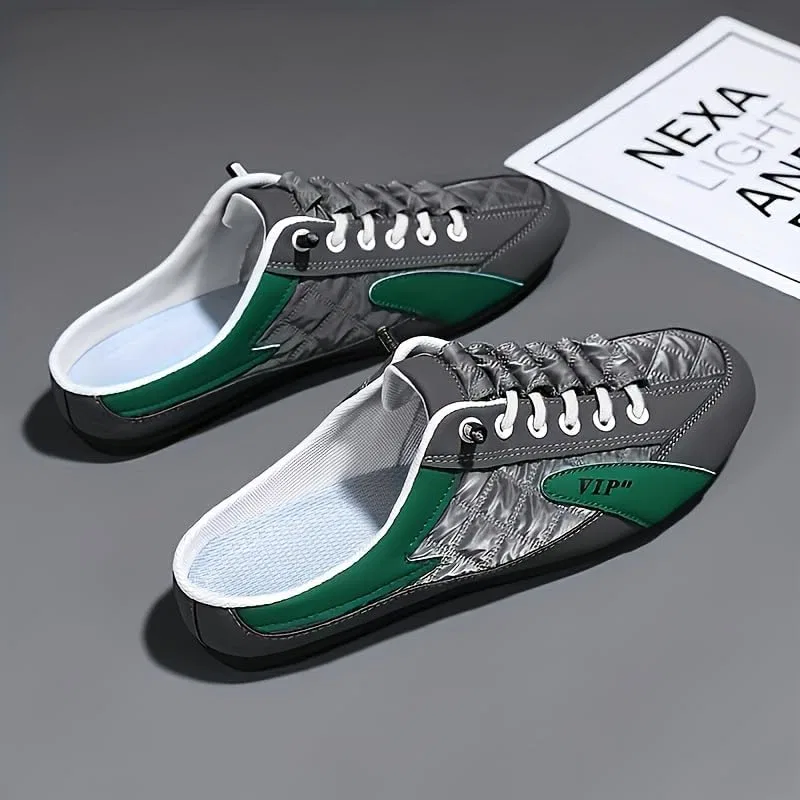 Мужские мокасины Slip-On Grey Azttoztto — фото 3