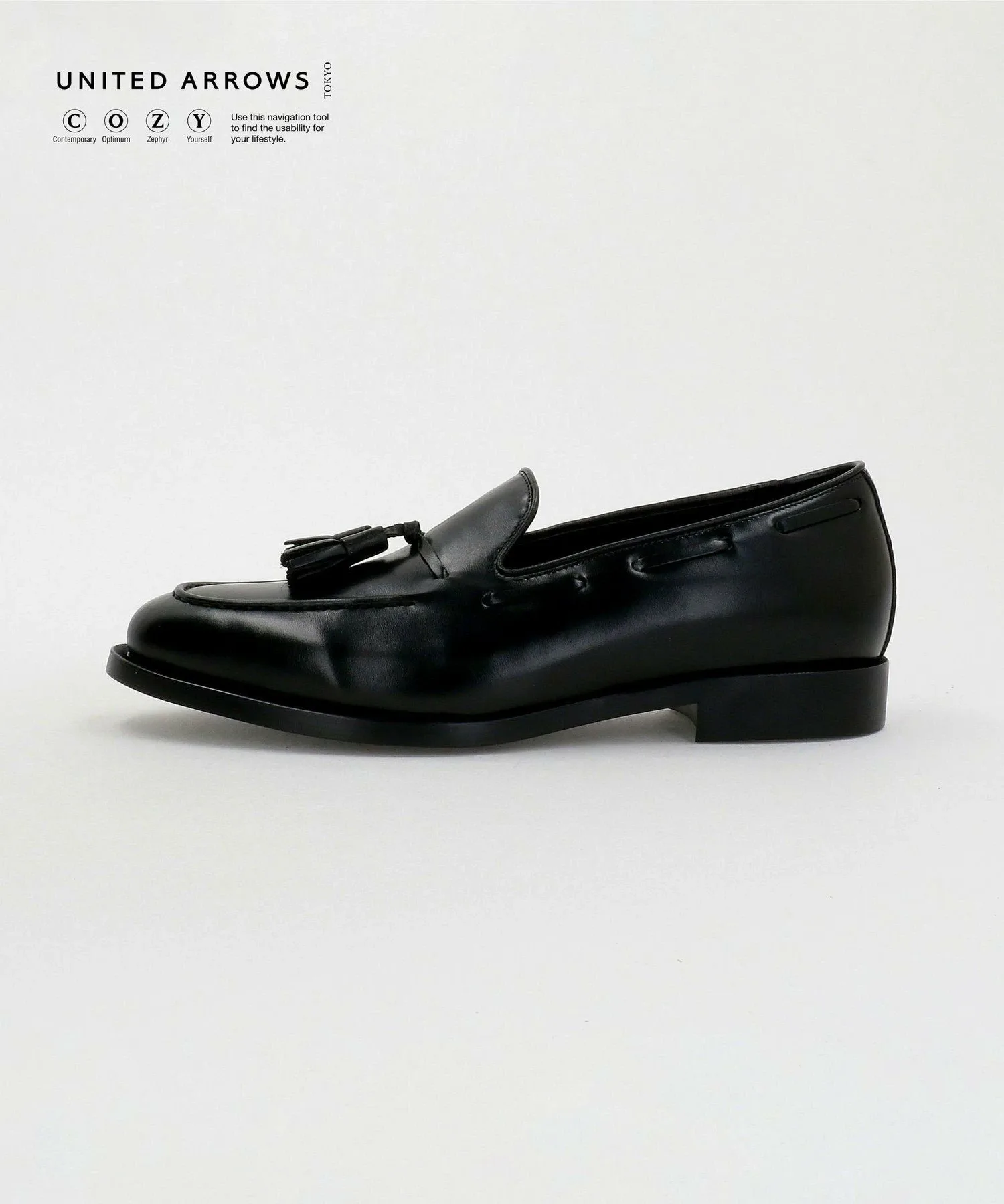 Лоферы UA COZY с кисточками United Arrows, Black