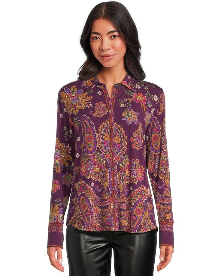 

Женская блуза Johnny Was The Janie Favorite Button Front, Domitila Scarf