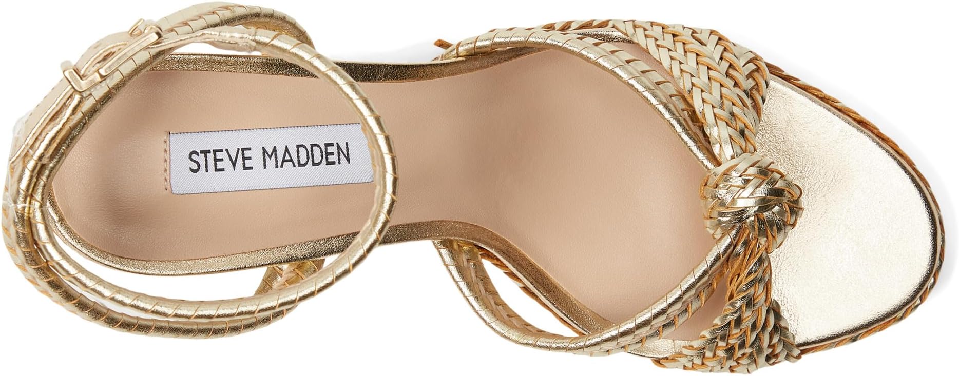 Сандалии Steve Madden Ibiza, цвет Gold Leather — фото 2